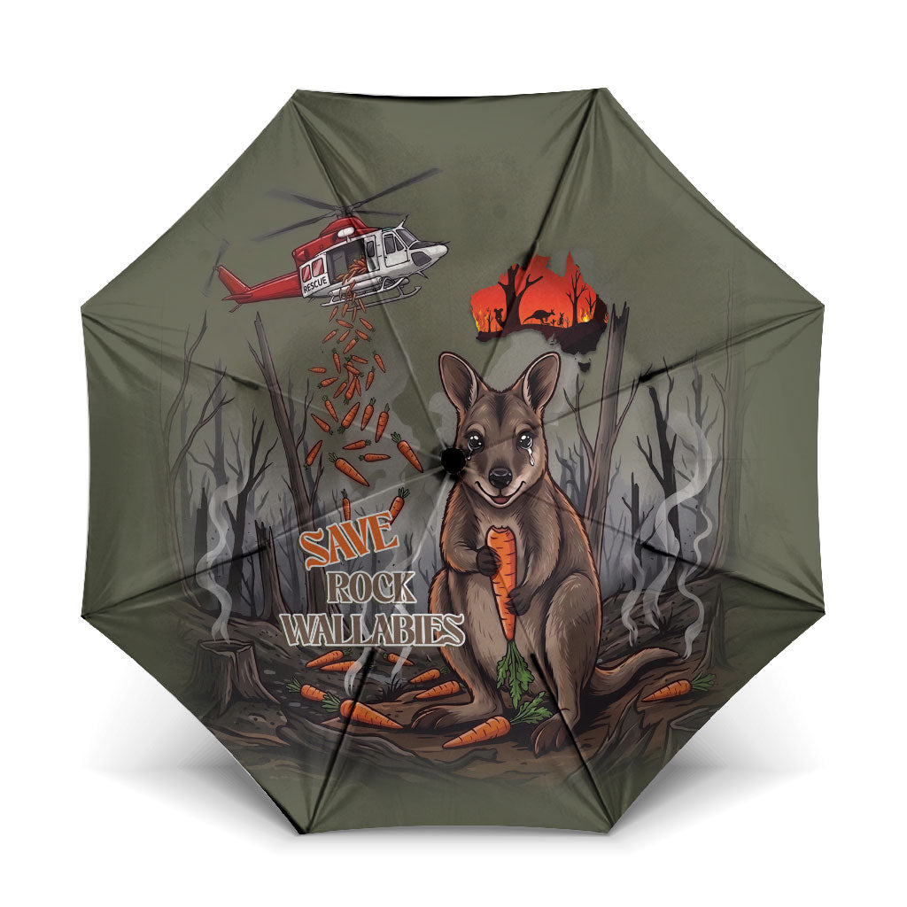 Save Rock Wallabies Australia 2026 Umbrella
