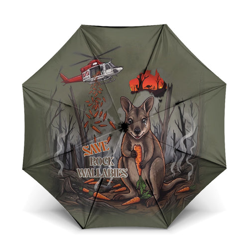 Save Rock Wallabies Australia 2026 Umbrella