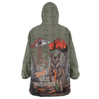 Save Rock Wallabies Australia 2026 Wearable Blanket Hoodie