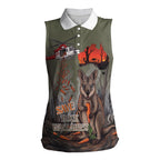 Save Rock Wallabies Australia 2026 Women Sleeveless Polo Shirt