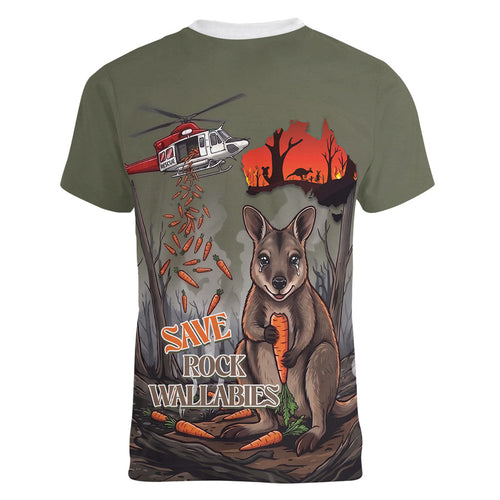 Save Rock Wallabies Australia 2026 Women V-Neck T-Shirt