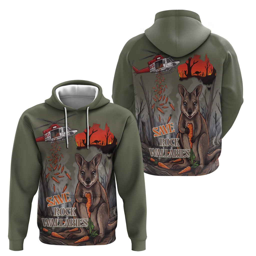 Save Rock Wallabies Australia 2026 Zip Hoodie