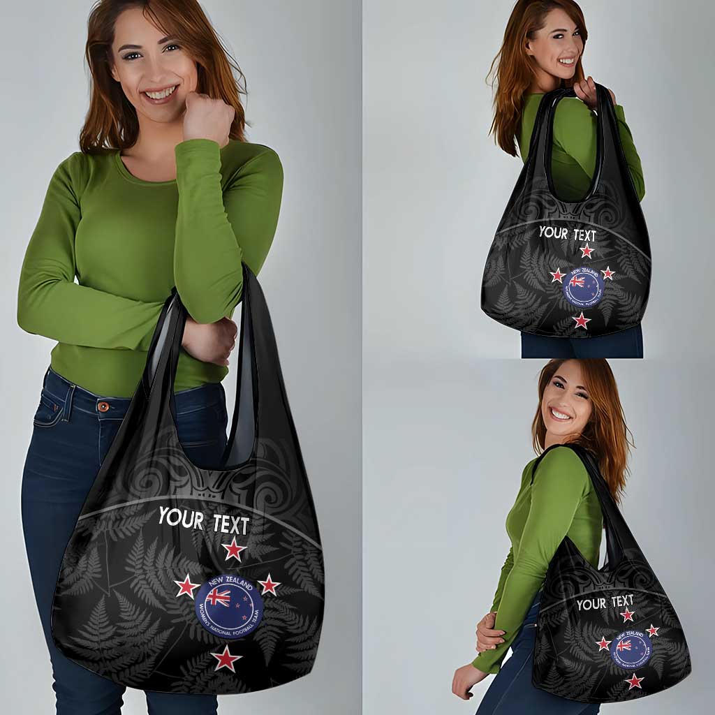 Custom New Zealand Silver Fern Football Grocery Bag Summer 2024 Olympic Go Aotearoa
