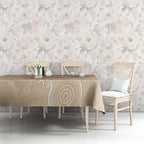 Beige Australia Lizard With Aboriginal Art Tablecloth
