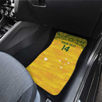 Custom Australia Matildas Car Mats National Color Indigenous Art
