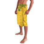Custom Australia Matildas Lavalava National Color Indigenous Art