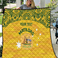 Custom Australia Matildas Quilt National Color Indigenous Art
