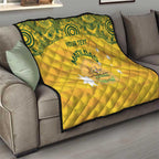 Custom Australia Matildas Quilt National Color Indigenous Art