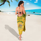 Custom Australia Matildas Sarong National Color Indigenous Art