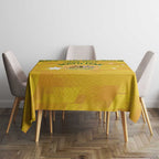 Custom Australia Matildas Tablecloth National Color Indigenous Art