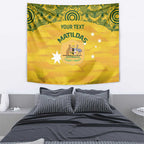 Custom Australia Matildas Tapestry National Color Indigenous Art