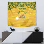 Custom Australia Matildas Tapestry National Color Indigenous Art