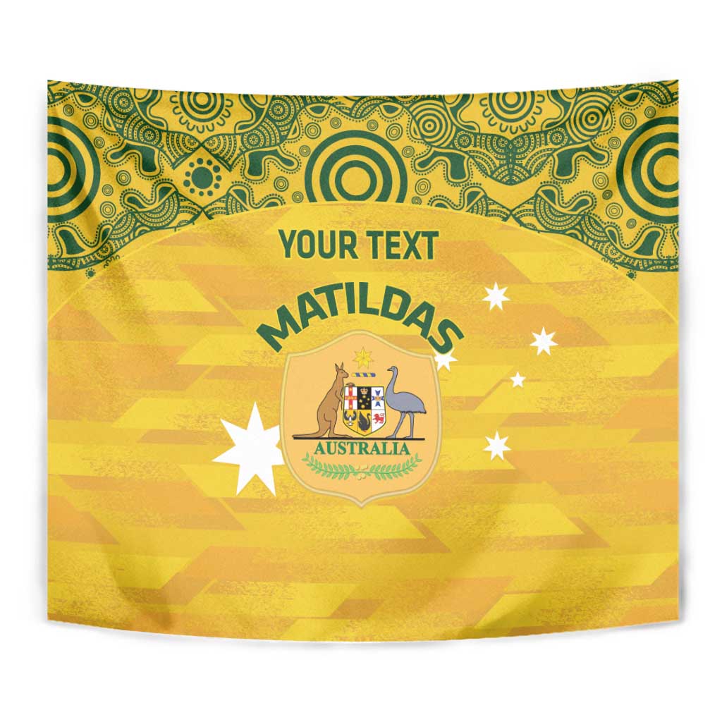 Custom Australia Matildas Tapestry National Color Indigenous Art