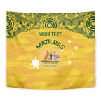 Custom Australia Matildas Tapestry National Color Indigenous Art