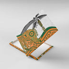 Custom Fiji And Australia Rugby Canvas Wall Art Fijian Palm Tree Mix Aussie Kangaroo