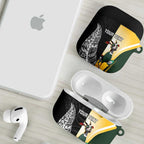 New Zealand and South Africa Rugby Custom AirPods Case Maori Silver Fern Springbok Together - Aussie Hoodie