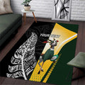 New Zealand and South Africa Rugby Custom Area Rug Maori Silver Fern Springbok Together - Aussie Hoodie
