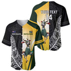 New Zealand and South Africa Rugby Custom Baseball Jersey Maori Silver Fern Springbok Together - Aussie Hoodie