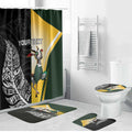 New Zealand and South Africa Rugby Custom Bathroom Set Maori Silver Fern Springbok Together - Aussie Hoodie
