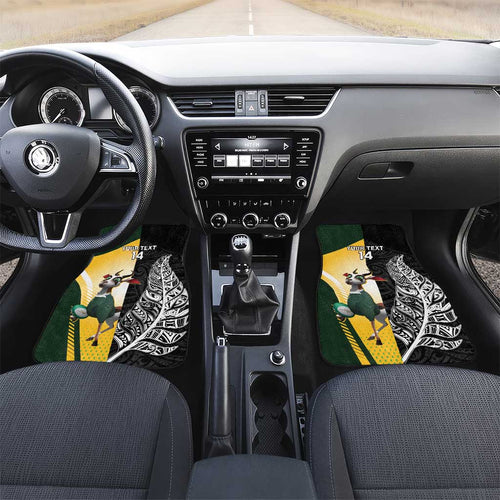 New Zealand and South Africa Rugby Custom Car Mats Maori Silver Fern Springbok Together - Aussie Hoodie