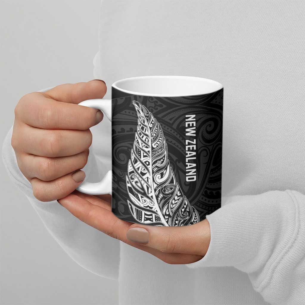 New Zealand and South Africa Rugby Ceramic Mug Maori Silver Fern Springbok Together - Aussie Hoodie