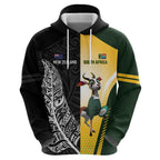 New Zealand and South Africa Rugby Custom Hoodie Maori Silver Fern Springbok Together - Aussie Hoodie