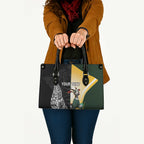 New Zealand and South Africa Rugby Custom Leather Bag Maori Silver Fern Springbok Together - Aussie Hoodie