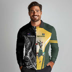 New Zealand and South Africa Rugby Custom Long Sleeve Polo Shirt Maori Silver Fern Springbok Together - Aussie Hoodie