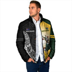 New Zealand and South Africa Rugby Custom Padded Jacket Maori Silver Fern Springbok Together - Aussie Hoodie