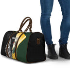 New Zealand and South Africa Rugby Custom Travel Bag Maori Silver Fern Springbok Together - Aussie Hoodie