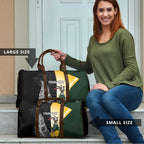 New Zealand and South Africa Rugby Custom Travel Bag Maori Silver Fern Springbok Together - Aussie Hoodie