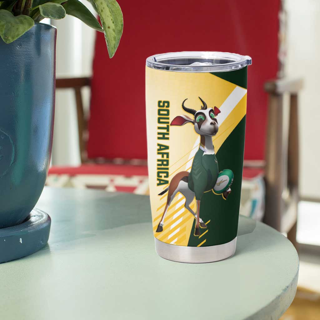 New Zealand and South Africa Rugby Tumbler Cup Maori Silver Fern Springbok Together - Aussie Hoodie