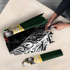 New Zealand and South Africa Rugby Custom Umbrella Maori Silver Fern Springbok Together - Aussie Hoodie
