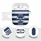 AFL Cats Football Custom AirPods Case Geelong Proud Indigenous Art - Aussie Hoodie