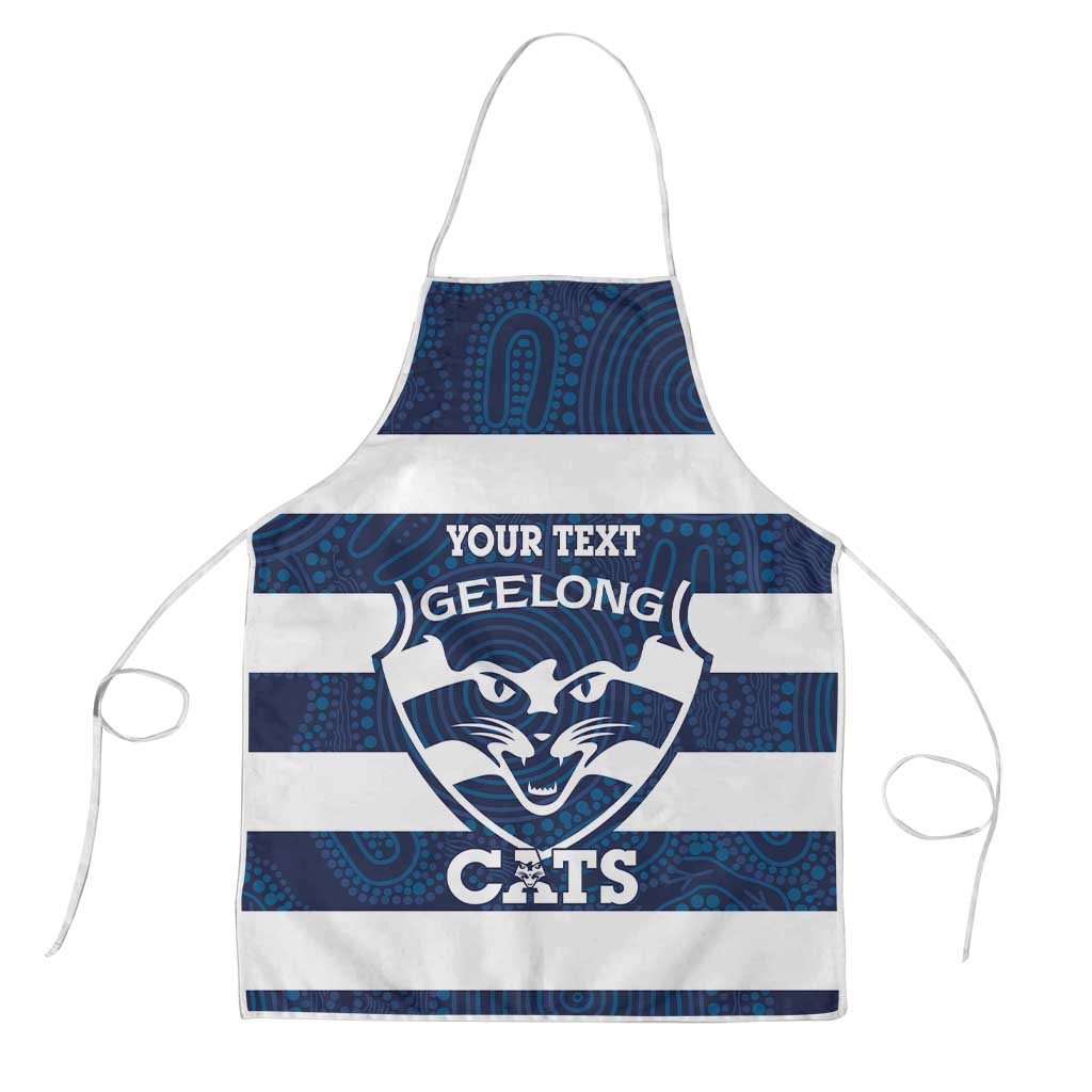 AFL Cats Football Custom Apron Geelong Proud Indigenous Art - Aussie Hoodie