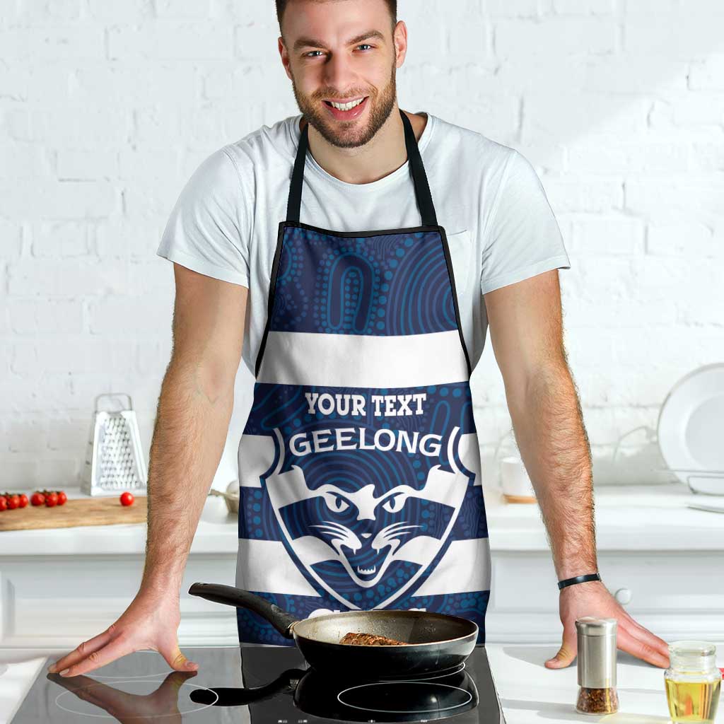 AFL Cats Football Custom Apron Geelong Proud Indigenous Art - Aussie Hoodie