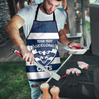 AFL Cats Football Custom Apron Geelong Proud Indigenous Art - Aussie Hoodie