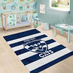 AFL Cats Football Custom Area Rug Geelong Proud Indigenous Art - Aussie Hoodie