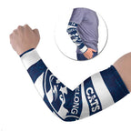 AFL Cats Football Custom Arm Sleeves Geelong Proud Indigenous Art - Aussie Hoodie
