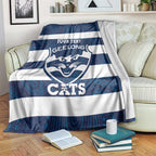 AFL Cats Football Custom Blanket Geelong Proud Indigenous Art - Aussie Hoodie