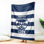 AFL Cats Football Custom Blanket Geelong Proud Indigenous Art - Aussie Hoodie