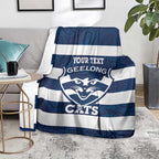 AFL Cats Football Custom Blanket Geelong Proud Indigenous Art - Aussie Hoodie