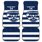 AFL Cats Football Custom Car Mats Geelong Proud Indigenous Art - Aussie Hoodie