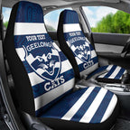 AFL Cats Football Custom Car Seat Cover Geelong Proud Indigenous Art - Aussie Hoodie