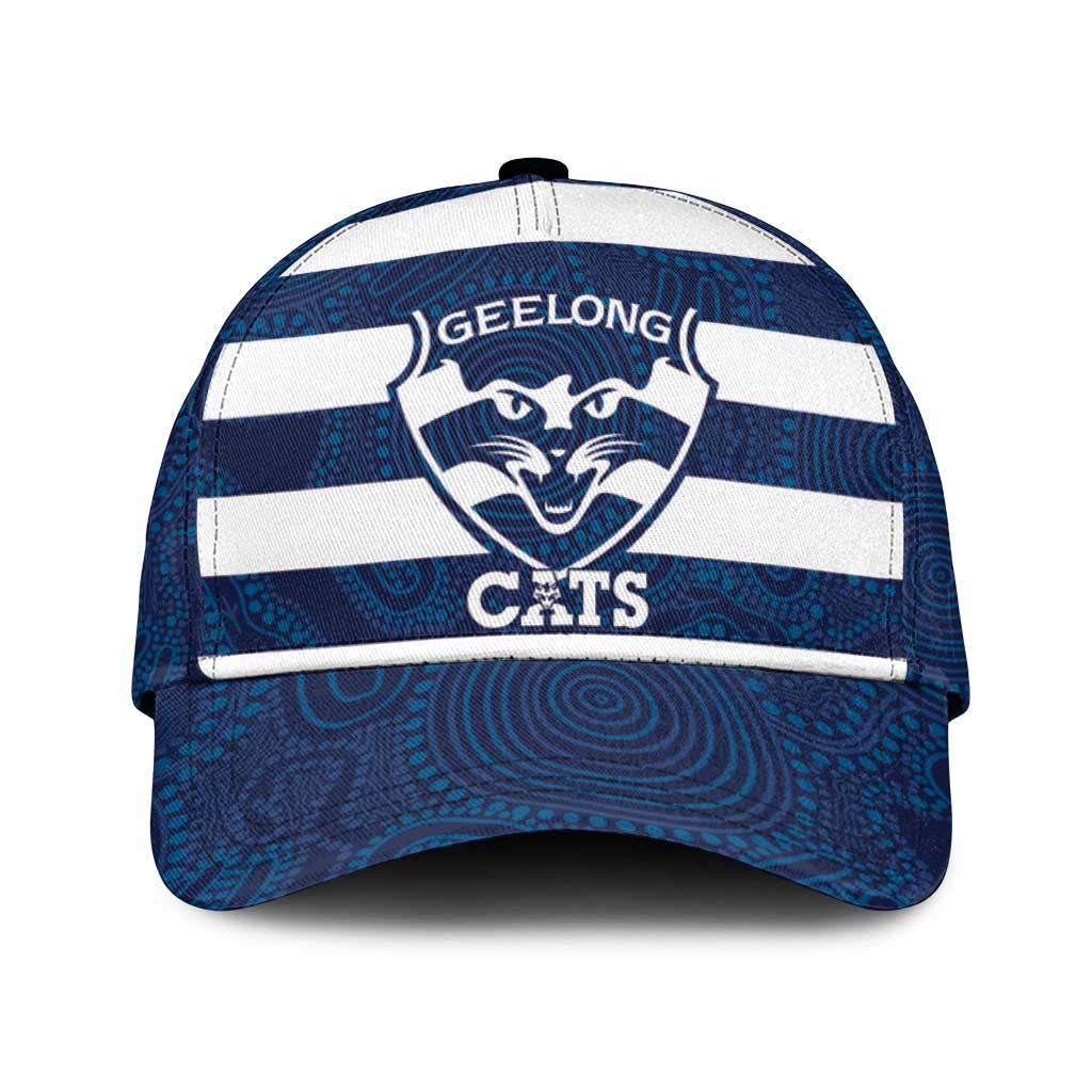 AFL Cats Football Classic Cap Geelong Proud Indigenous Art - Aussie Hoodie