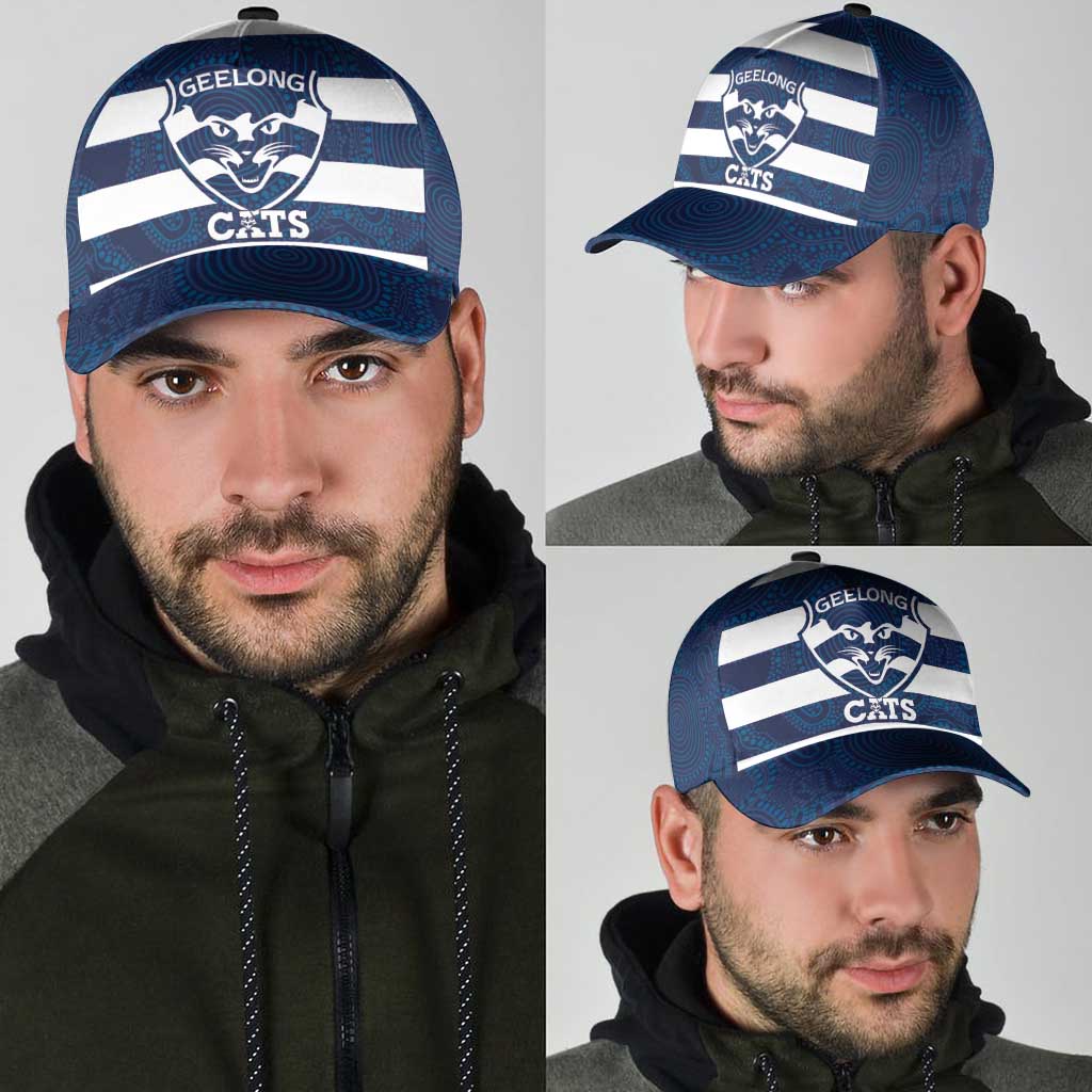 AFL Cats Football Classic Cap Geelong Proud Indigenous Art - Aussie Hoodie