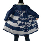 AFL Cats Football Custom Cloak Geelong Proud Indigenous Art - Aussie Hoodie