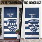 AFL Cats Football Custom Door Cover Geelong Proud Indigenous Art - Aussie Hoodie