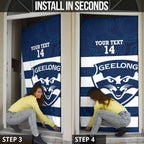 AFL Cats Football Custom Door Cover Geelong Proud Indigenous Art - Aussie Hoodie
