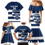 AFL Cats Football Custom Family Matching Mermaid Dress and Hawaiian Shirt Geelong Proud Indigenous Art - Aussie Hoodie
